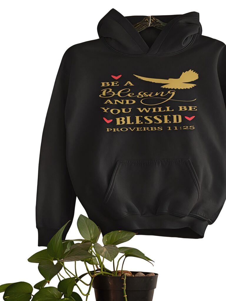 Be-a-blessing-hanger-black-hoodie-400×533 (1) (1)_upscaled