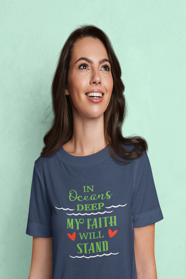 Oceans Deep My Faith Will Stand T-shirt