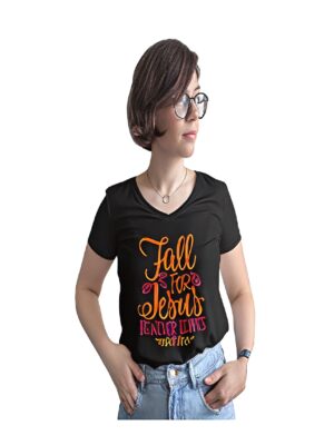 Fall-for-Jesus-Model-Black-T-Shirt_upscaled