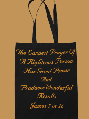 Earnest-prayer-shopping-canvas-black