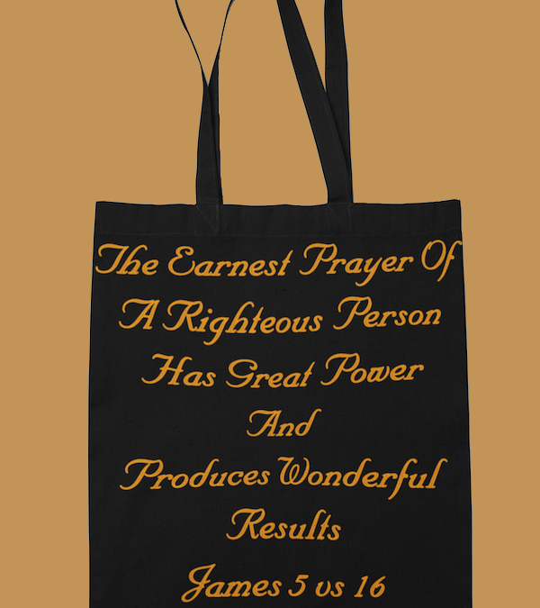 Earnest-prayer-shopping-canvas-black