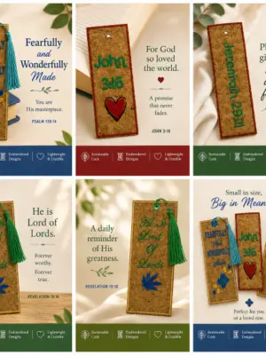 Cork Bookmarks