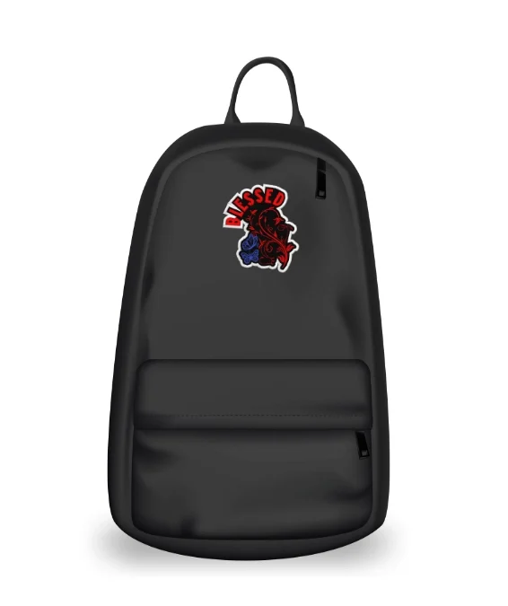 Blessed embroidered patch