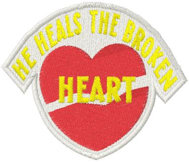 He heals the broken heart patch