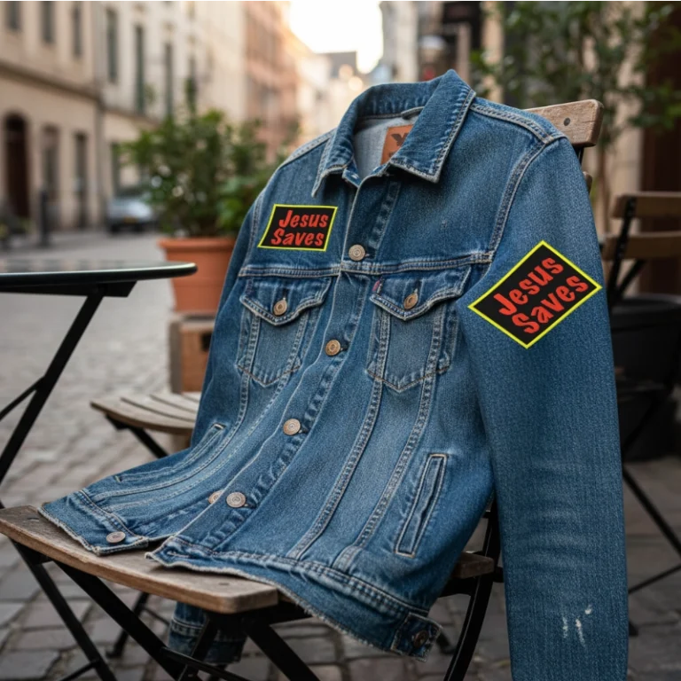 Jesus Saves Embroidered Patch