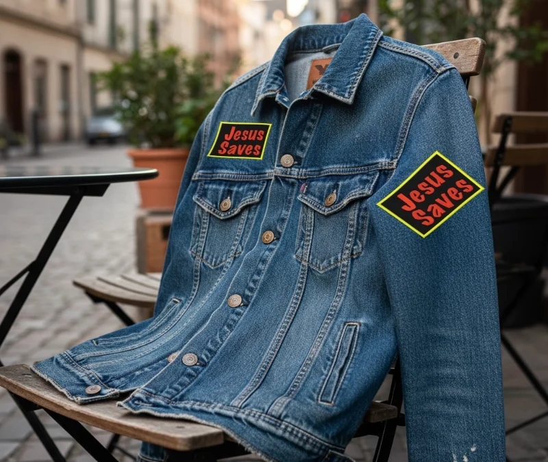 Jesus Saves Embroidered Patch