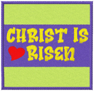 Christ Is Risen Patch