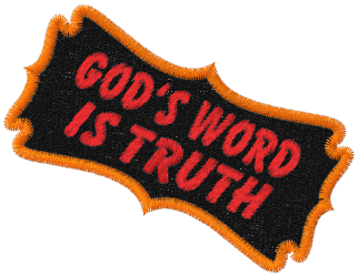 God's Word Is Truth Embroidered Patch