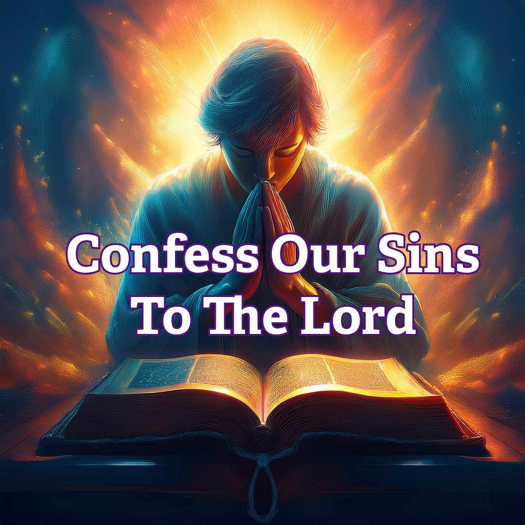 Confess our sins to the Lord