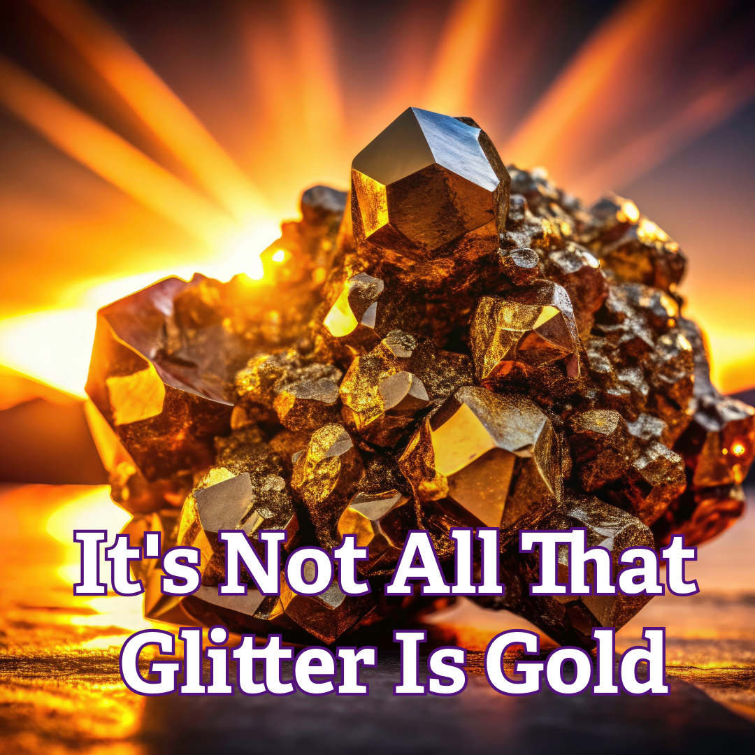 It's not all that glitter is gold