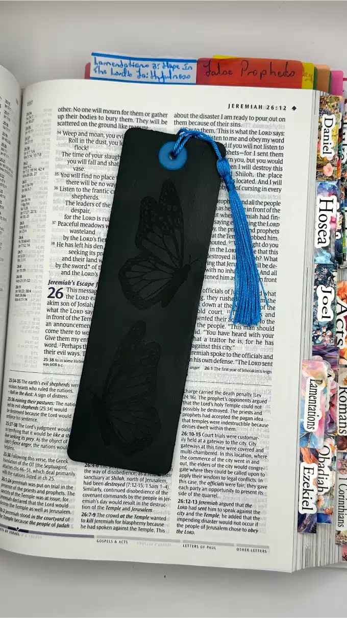 Butterfly Bookmark 1