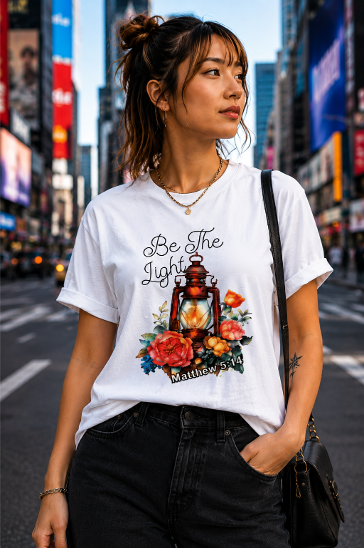 Be The Light Christian T-Shirt