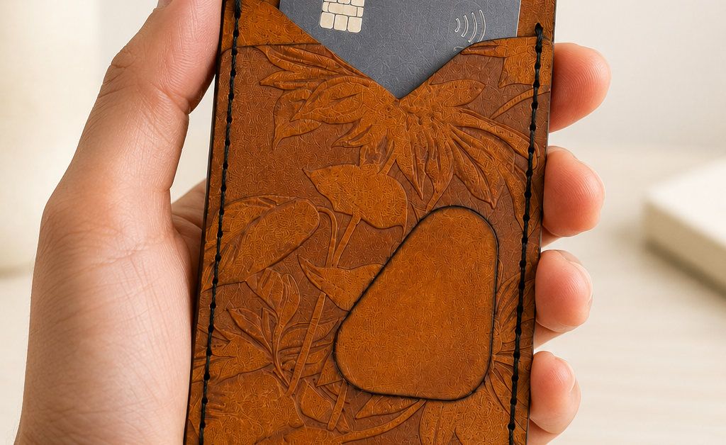 Leather multi-card holder