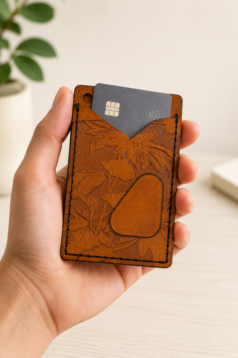 Leather multi-card holder