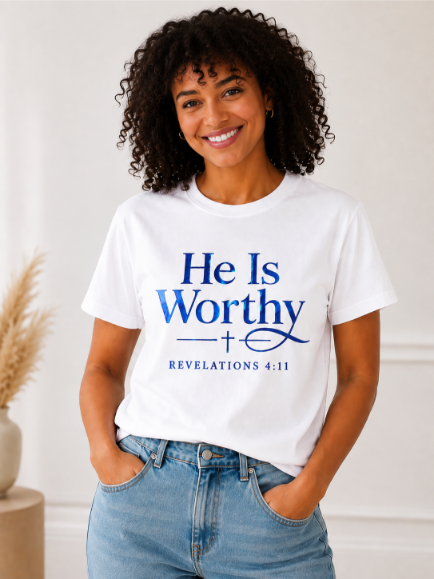 He Is Worthy White (Female)