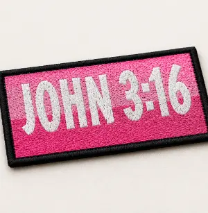 John 3/16 Embroidered Patch