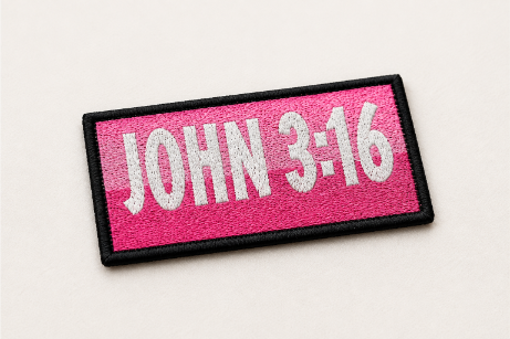 John 3/16 Embroidered Patch