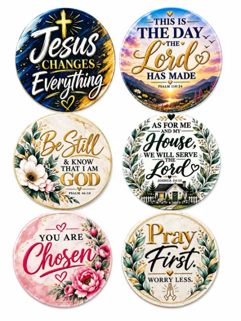 Faith inspired fridge magnets