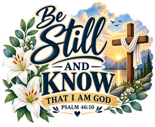 Be Still And Know Sticker