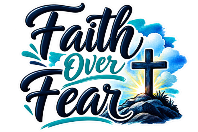 Faith over Fear Sticker