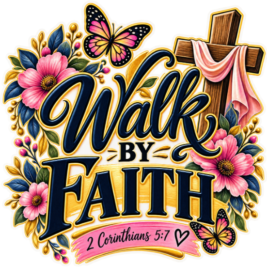 Walk By Faith Sticker copy