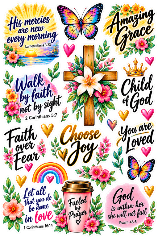 A5 Sticker Sheet