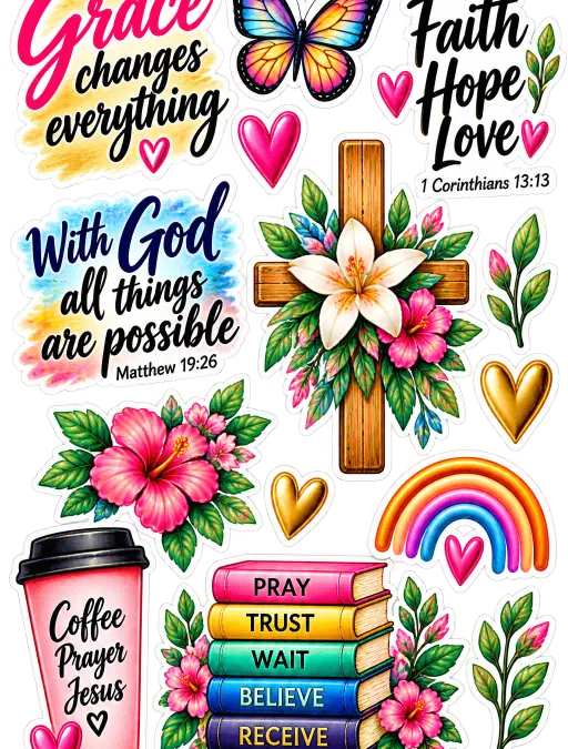 A6 Sticker Sheet