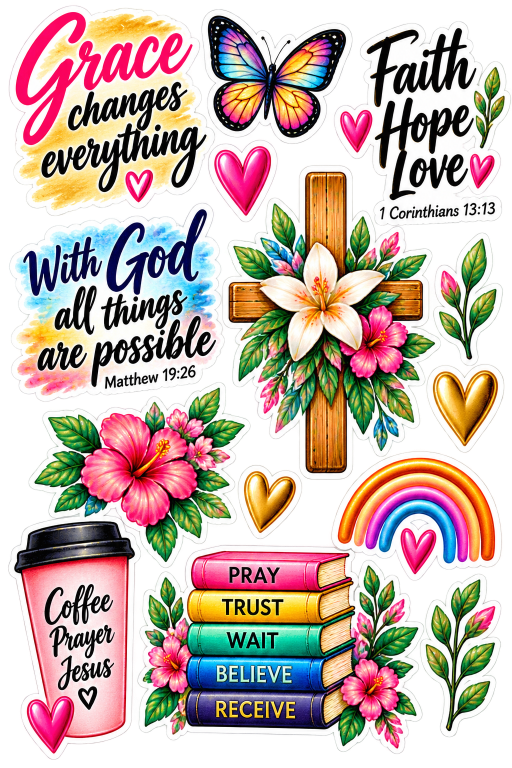 A6 Sticker Sheet
