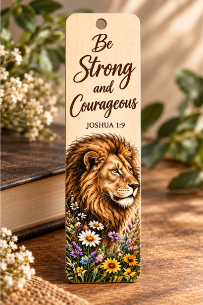 Be Strong and Courageous Bookmark