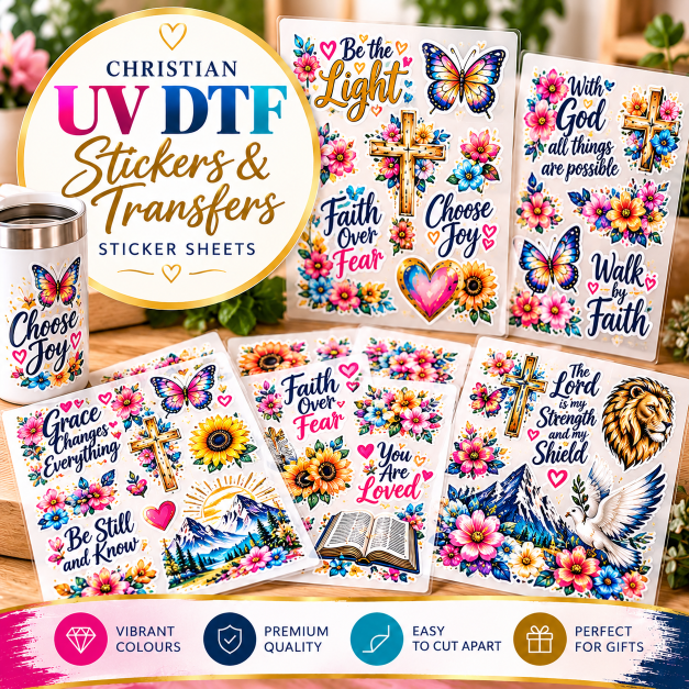 UV DTF Stickers & Transfers