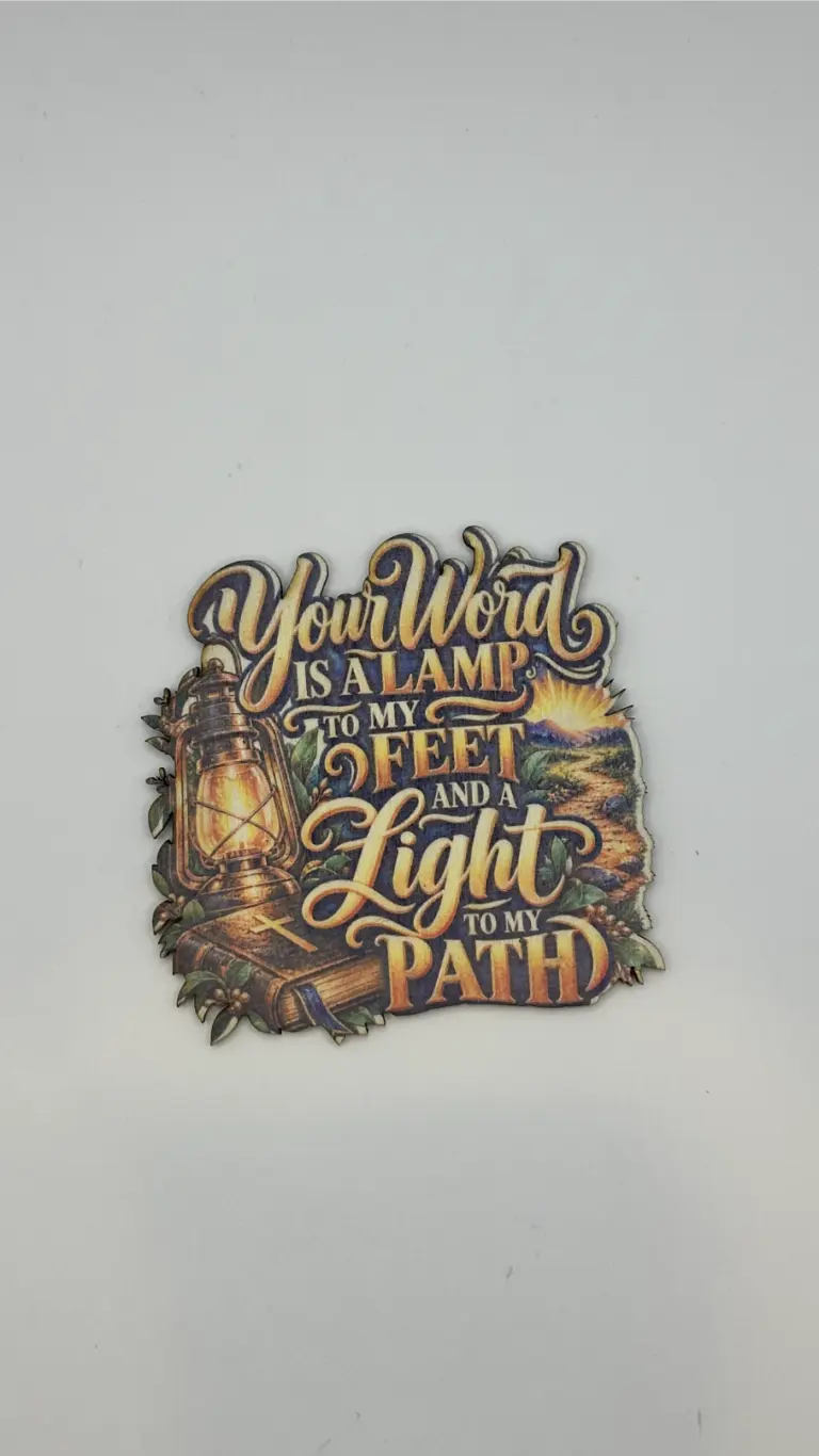 Your Word Is A Lamp Magnet